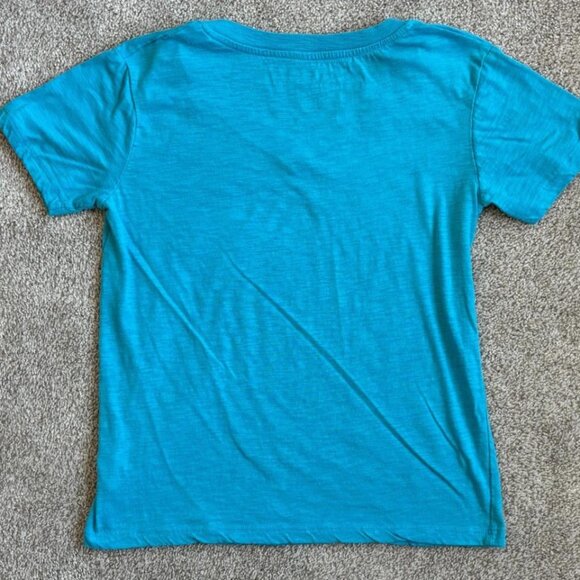 Star Wars Shirt R2-D2 Women Juniors Blue Size 3 5 Blue V-Neck Short Sleeve - Picture 4 of 5